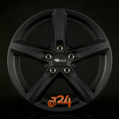 BROCK Velgen - RC24 Schwarz Klar Matt  - 16 inch