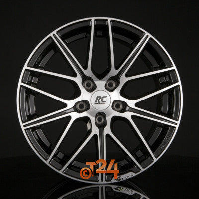BROCK Velgen - B34 Schwarz Glanz Voll Poliert  - 17 inch