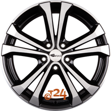 BROCK Velgen - RC17 Ventura Schwarz Glanz Voll Poliert  - 20 inch