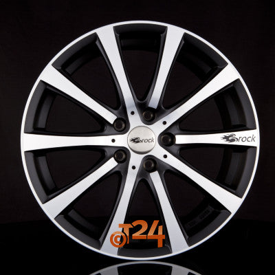 BROCK Velgen - B21 Schwarz Matt Voll Poliert  - 18 inch