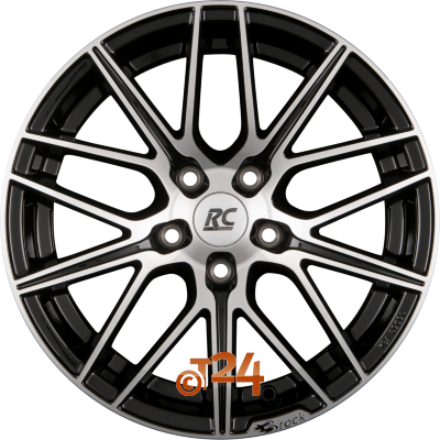 BROCK Velgen - B34 Schwarz Glanz Voll Poliert  - 18 inch