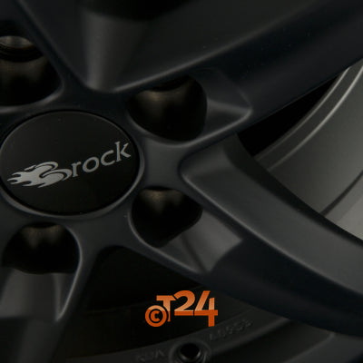 BROCK Velgen - RC24 Schwarz Klar Matt  - 16 inch