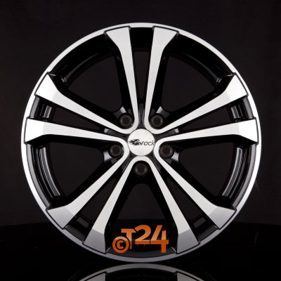 BROCK Velgen - RC17 Ventura Schwarz Glanz Voll Poliert  - 19 inch