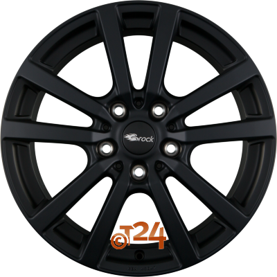 BROCK Velgen - RC25 Schwarz Klar Matt  - 17 inch