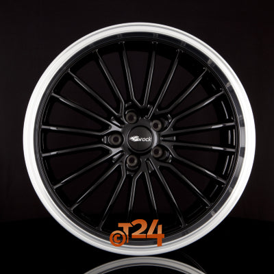 BROCK Velgen - B24-GP Schwarz Glanz Horn Poliert  - 20 inch