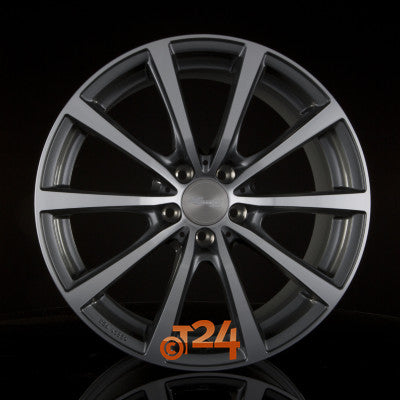 BROCK Velgen - B32 Himalaya Grey Voll Poliert  - 19 inch