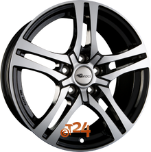 BROCK Velgen - RC26 Schwarz Glanz Voll Poliert  - 18 inch