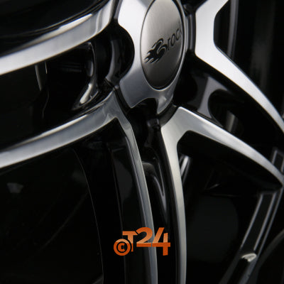 BROCK Velgen - B33 Schwarz Glanz Voll Poliert  - 19 inch