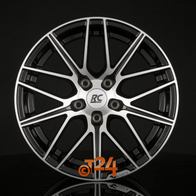 BROCK Velgen - B34 Schwarz Glanz Voll Poliert  - 17 inch