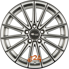 BROCK Velgen - B36 Kristallsilber Black  - 18 inch