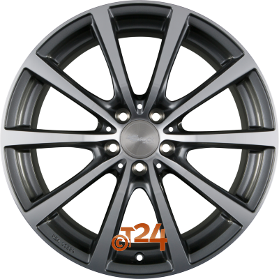 BROCK Velgen - B32 Himalaya Grey Voll Poliert  - 19 inch