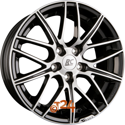 BROCK Velgen - B34 Schwarz Glanz Voll Poliert  - 17 inch
