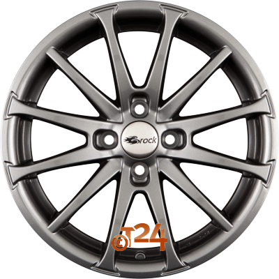 BROCK Velgen - RC18 Titan Metallic  - 17 inch