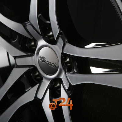 BROCK Velgen - RC26 Schwarz Glanz Voll Poliert  - 16 inch