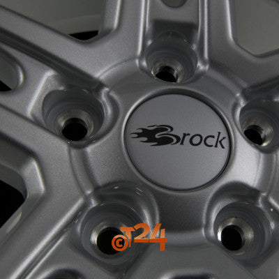 BROCK Velgen - B33 Kristallsilber  - 18 inch