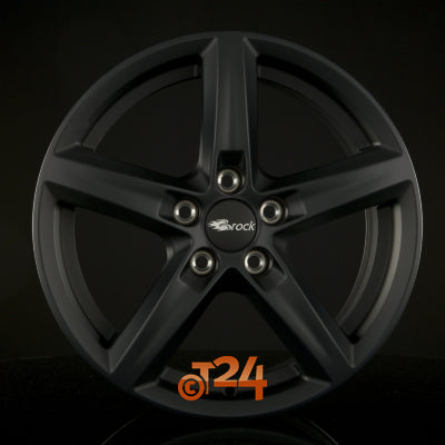 BROCK Velgen - RC24 Schwarz Klar Matt  - 15 inch