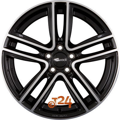 BROCK Velgen - RC27 Schwarz Glanz Voll-Poliert  - 15 inch