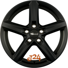 BROCK Velgen - RC24 Schwarz Klar Matt  - 15 inch