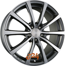 BROCK Velgen - B32 Himalaya Grey Voll Poliert  - 18 inch