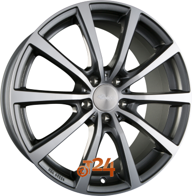 BROCK Velgen - B32 Himalaya Grey Voll Poliert  - 18 inch